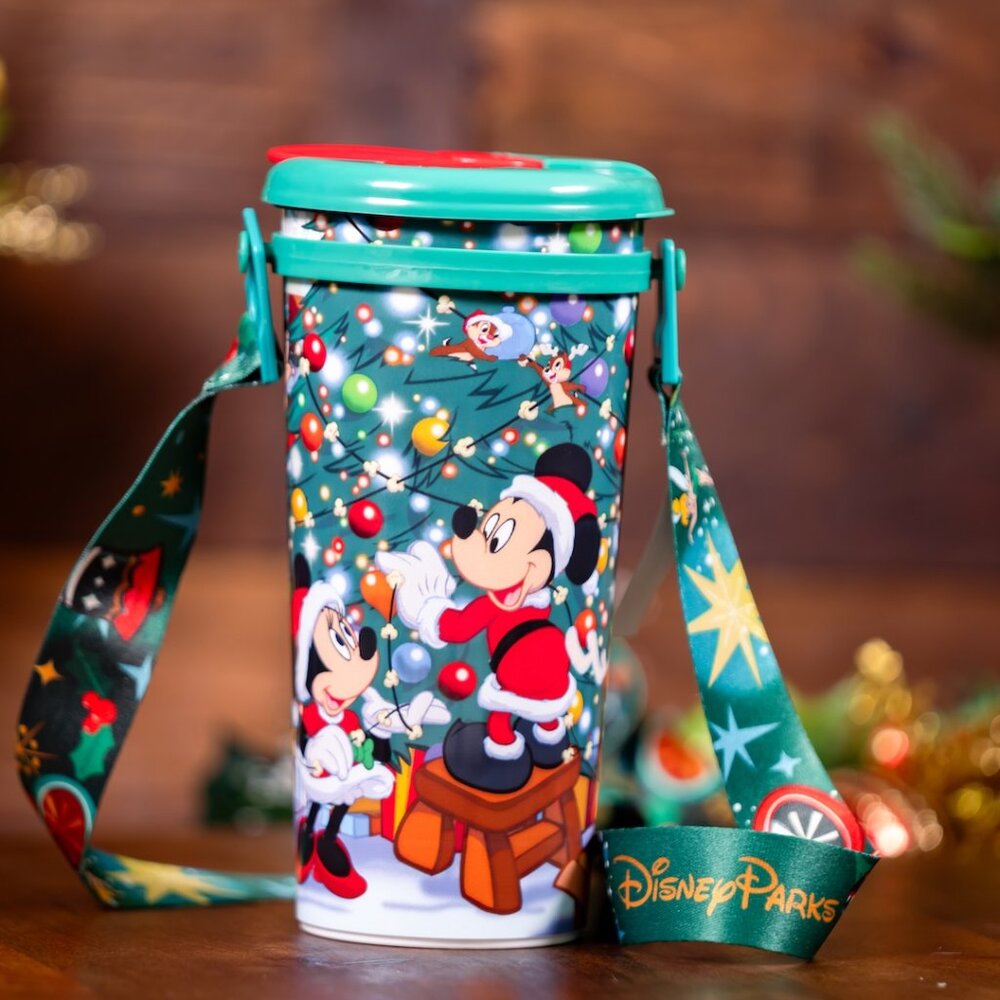 New Disneyland Disney Parks 2025 Christmas Holiday Travel Mug Cup Tumbler